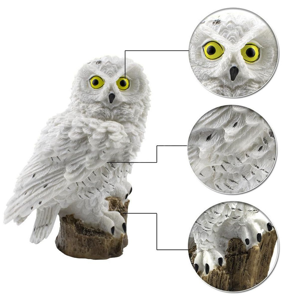 Owl-Shaped Solar Garden Stake Light product image