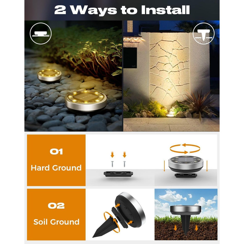 Solar Ground Pathway Light (2- to 12-Pack) product image