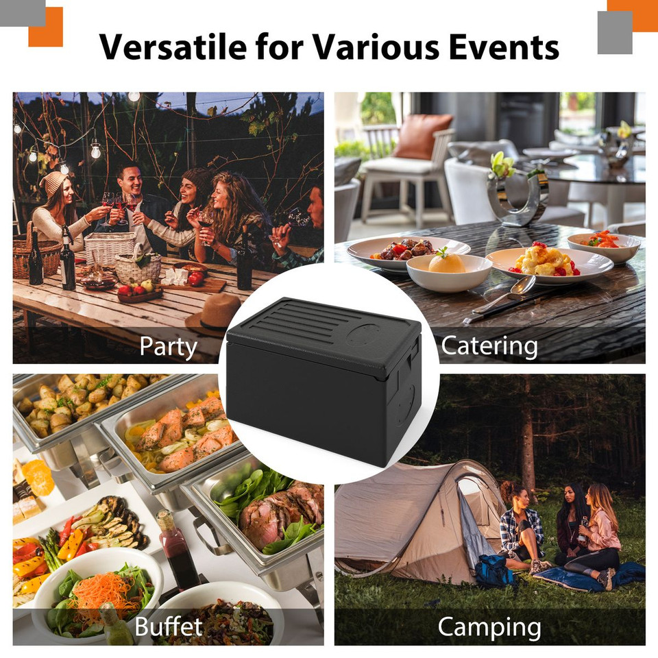 Insulated Food Pan Carrier in Stackable Hot Box product image