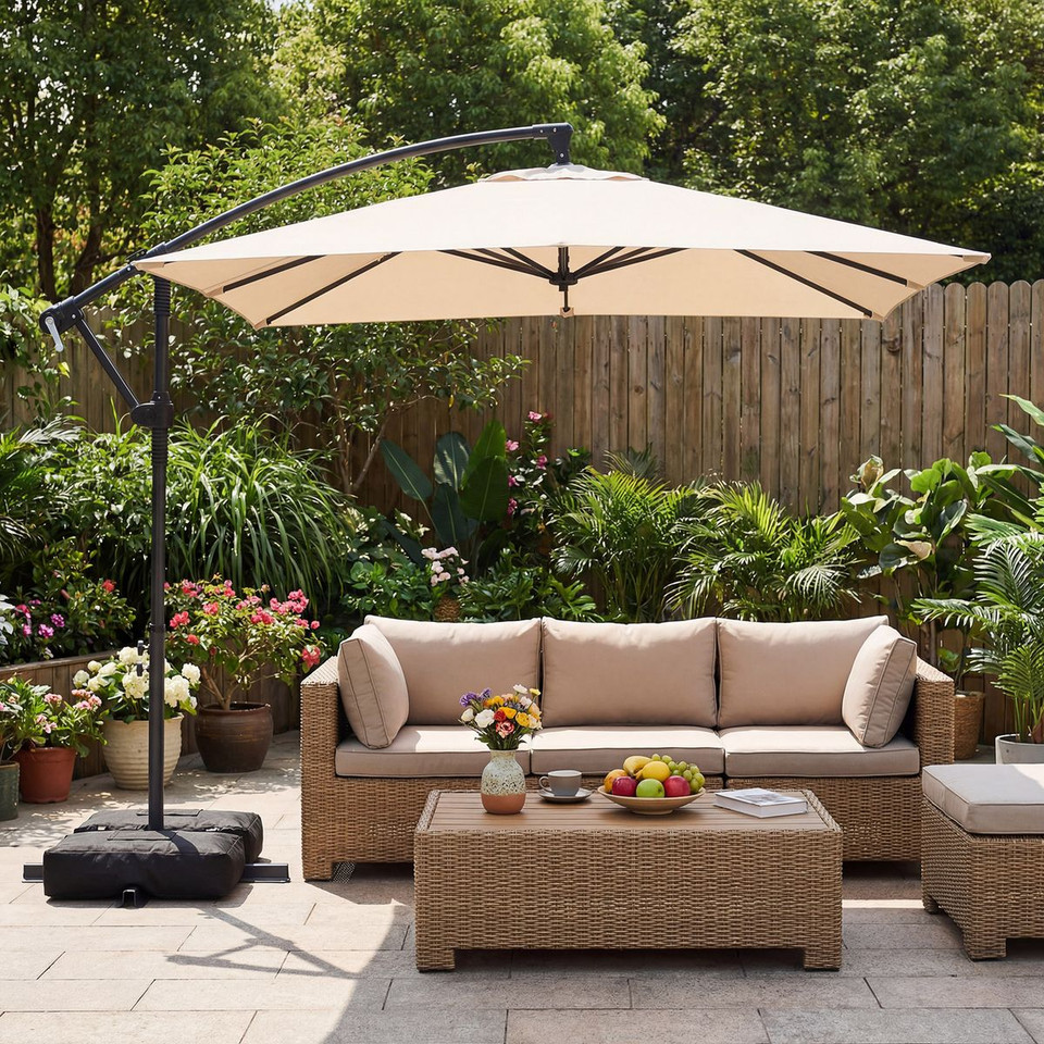 8 x 8-foot Offset Cantilever Patio Umbrella product image