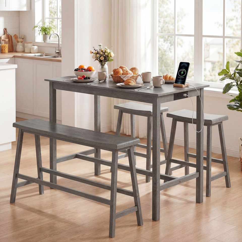 4-Piece Counter Height Dining Table Set  product image
