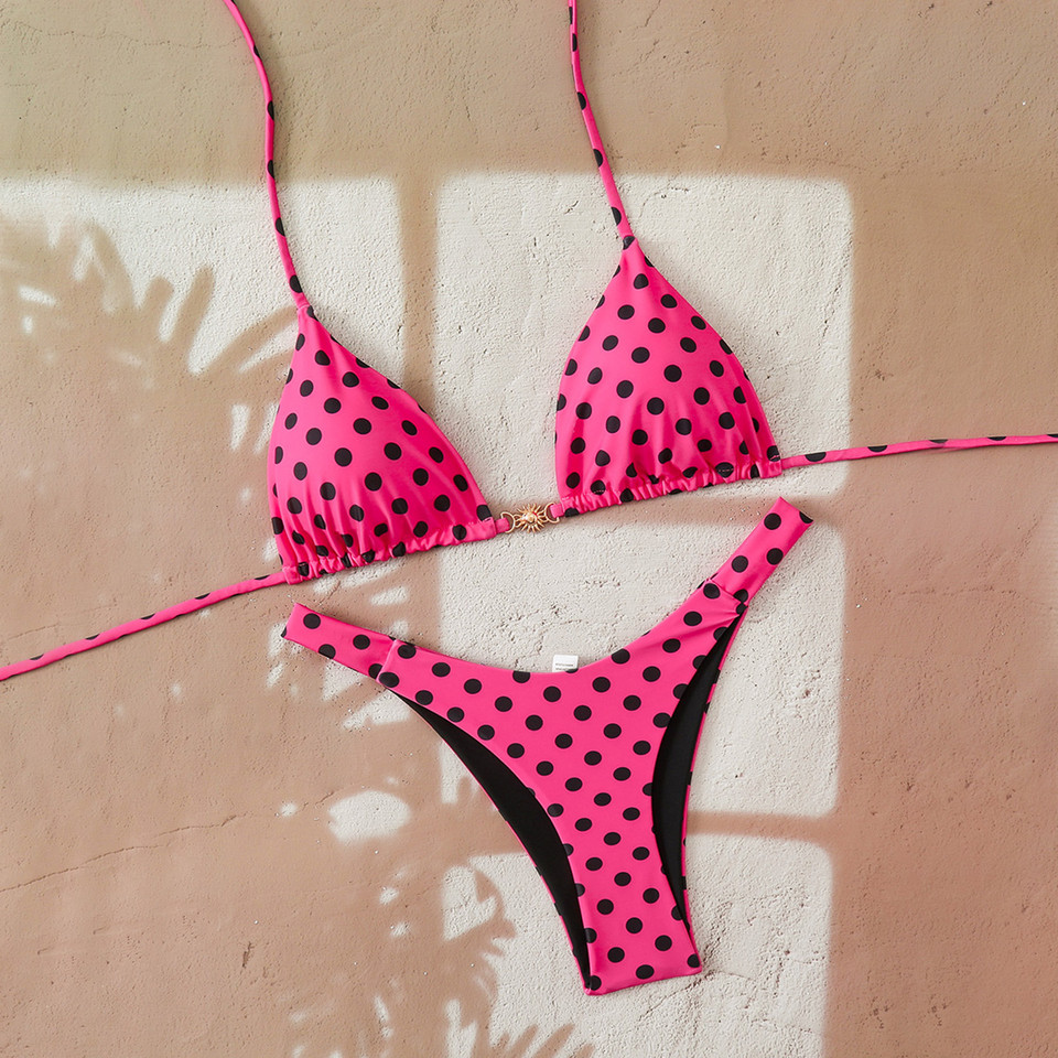 Women's Printed Triangle Bikini product image