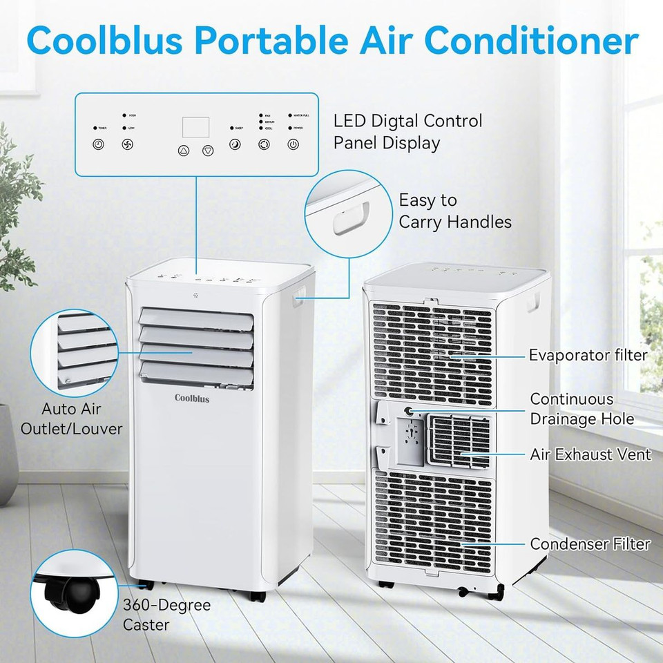 Coolblus 12000BTU Portable Air Conditioner product image