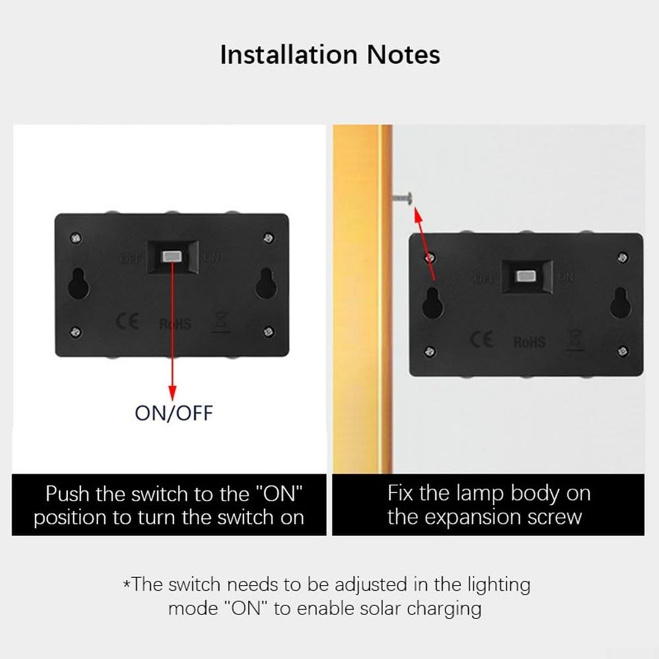 Waterproof Solar LED Wall Lamp product image