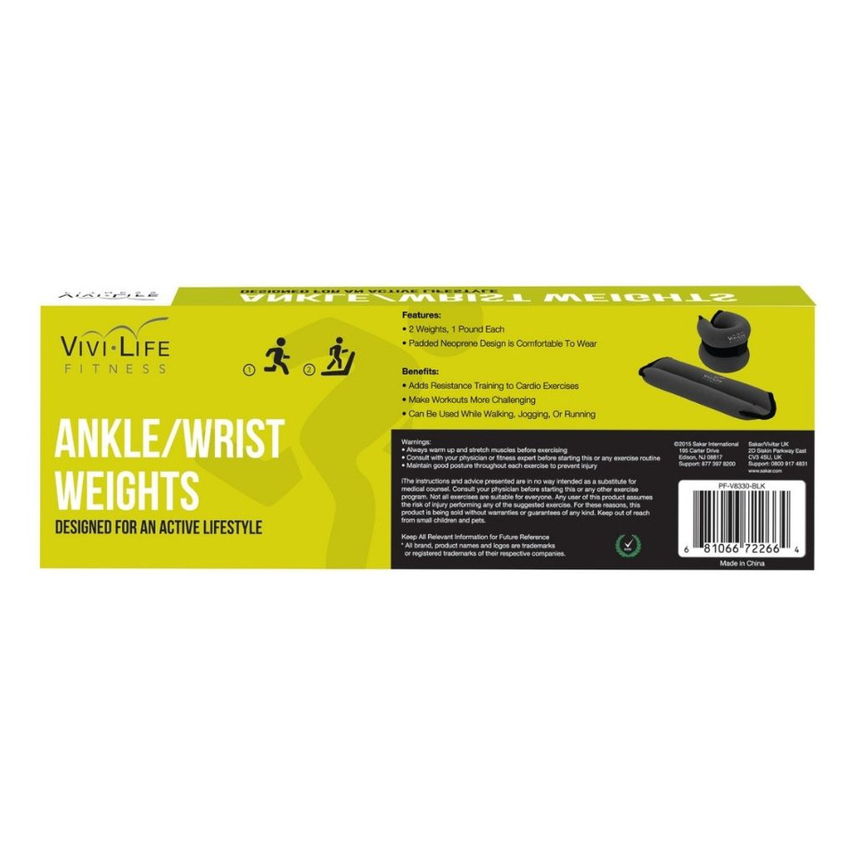 Vivi Life Fitness™ Ankle or Wrist Weight Set product image