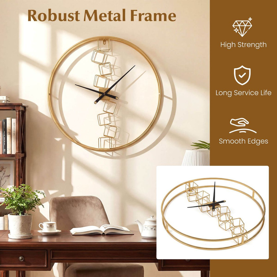 Large Metal Wall Clock product image