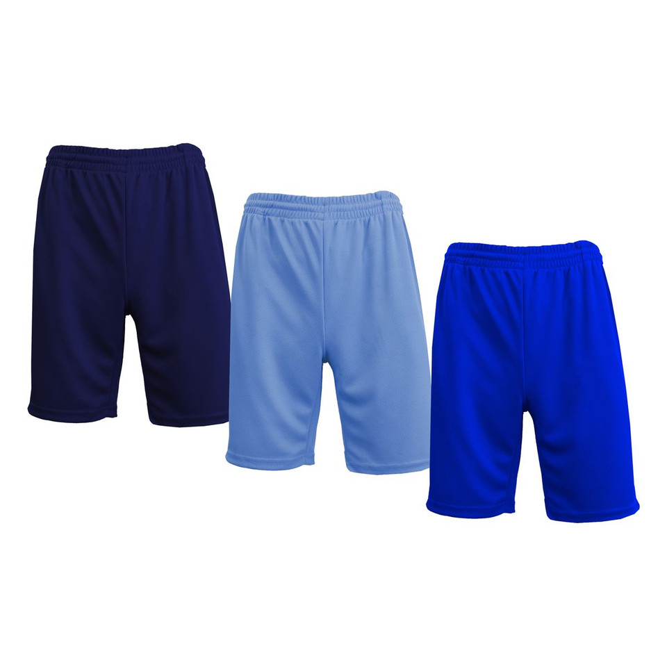 3-Pack Moisture Wicking Performance Mesh Shorts product image