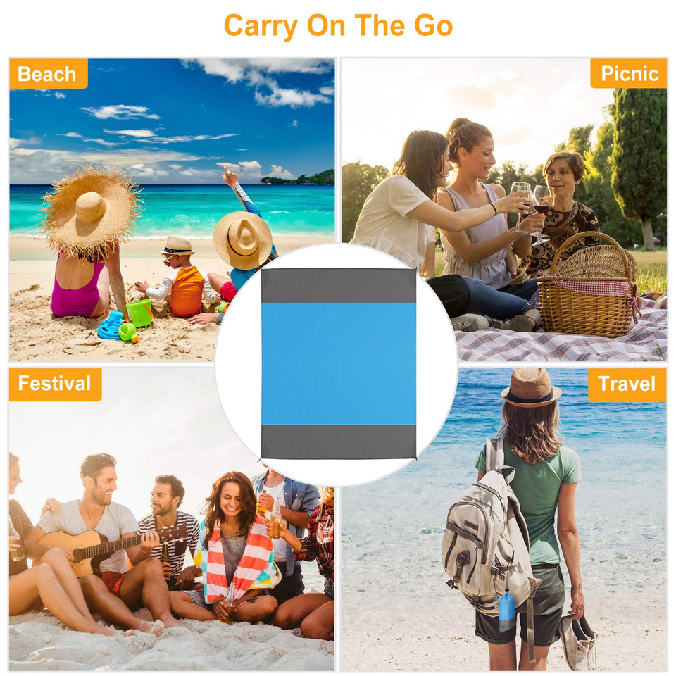Picnic Blanket with Anchors product image