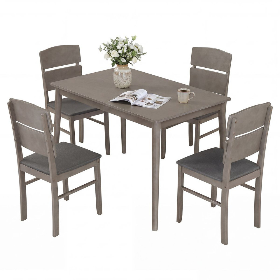 Upholstered Dining Table Set (5 Pieces) product image