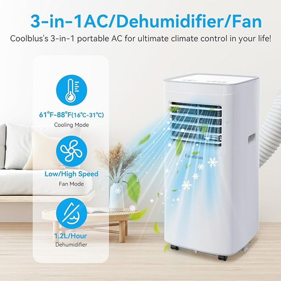 Coolblus 8,500 BTU Portable Air Conditioner product image