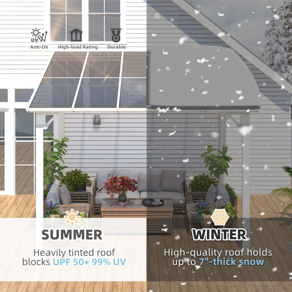  10’ x 10' Outdoor Patio Lean to Gazebo Awnings product image
