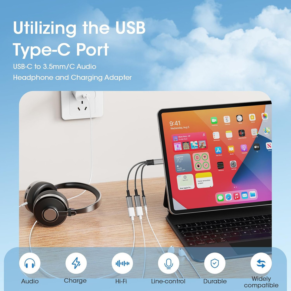 3 In 1 60W Charger Adapter (2-Pack) product image