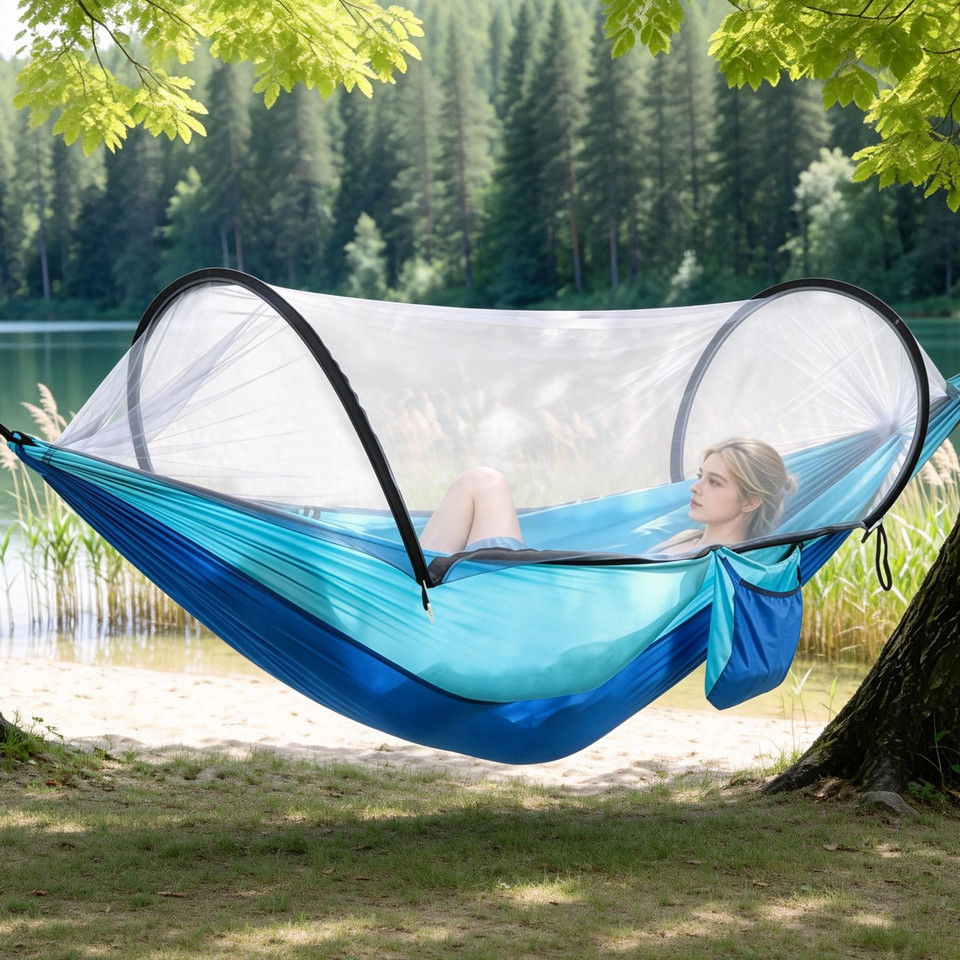 Portable Camping Hammock with Mosquito Net product image