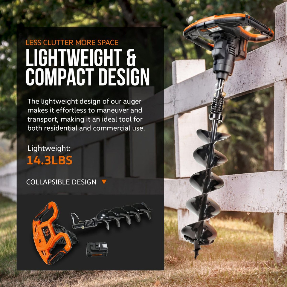 SuperHandy Electric Earth Auger and Drill Bit (Upgraded) product image