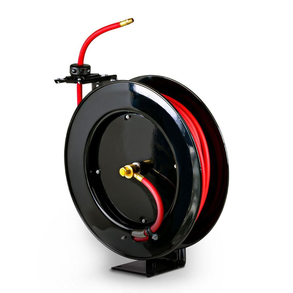 ReelWorks Industrial Retractable Air Hose Reel - 3/8" x 80' Ft, 300 PSI Max product image