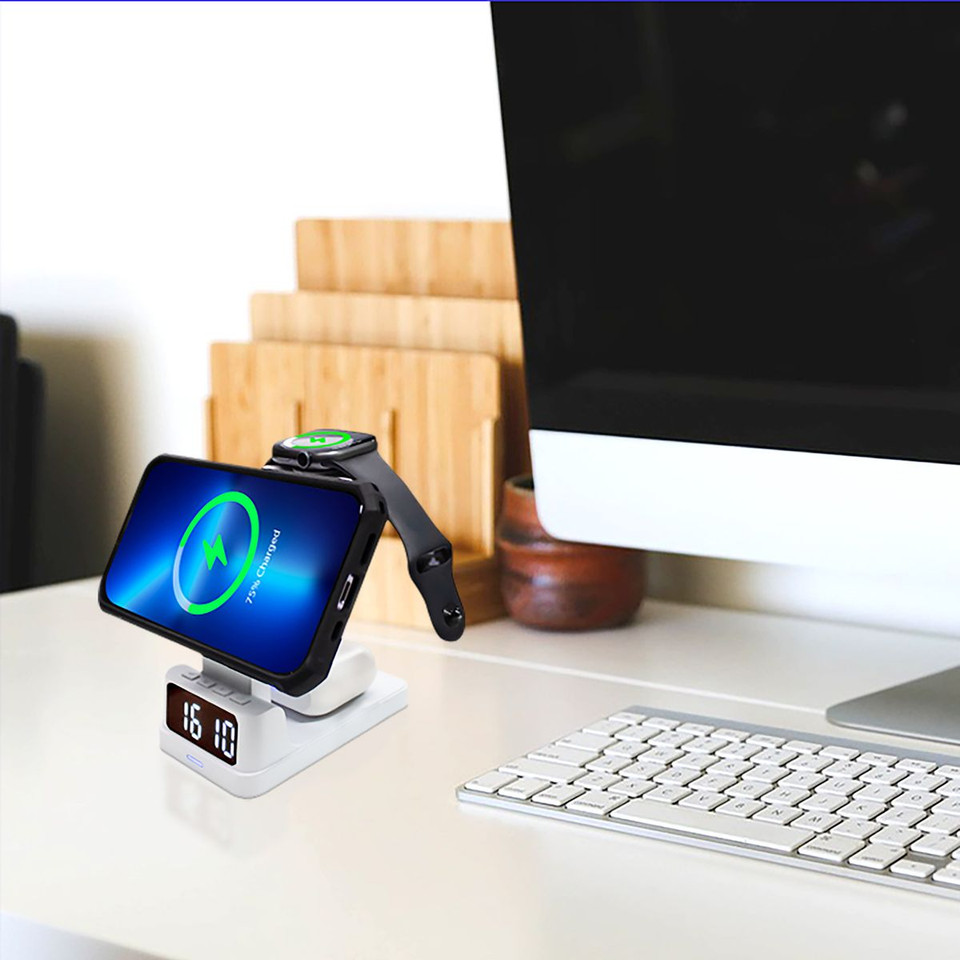 Zummy 4-in-1 Wireless 15W Magsafe Charger Stand product image