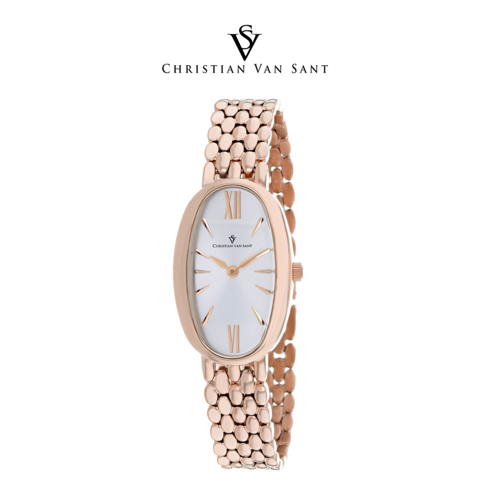 Christian Van Sant Women's Lucia Silver Dial Watch product image