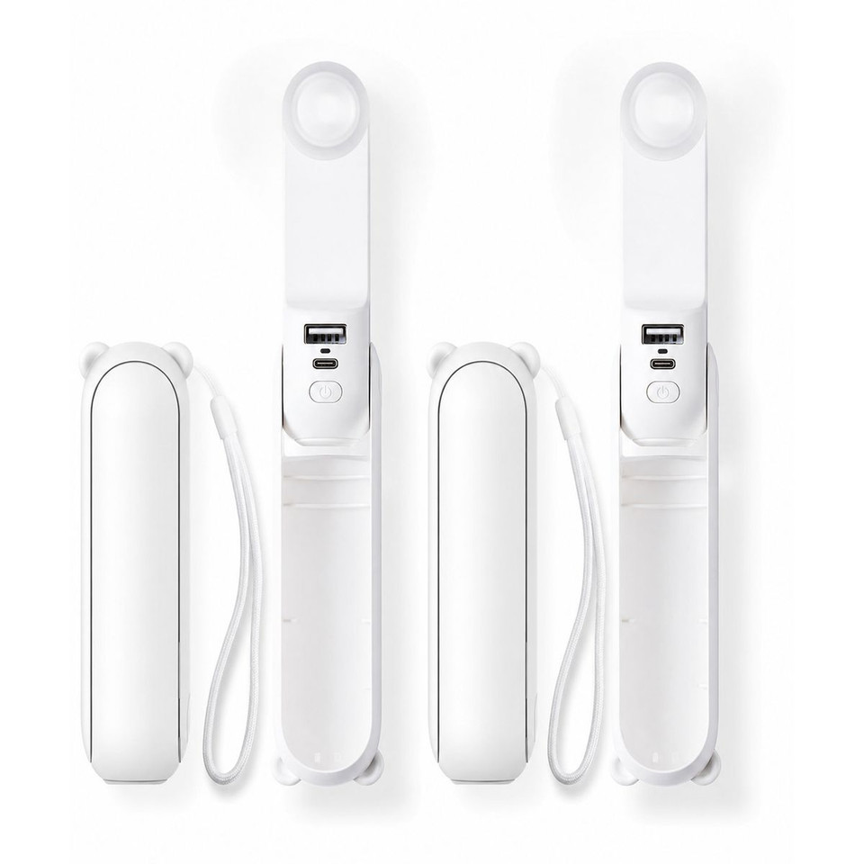 3 in 1 Handheld Mini Fan (2-Pack) product image