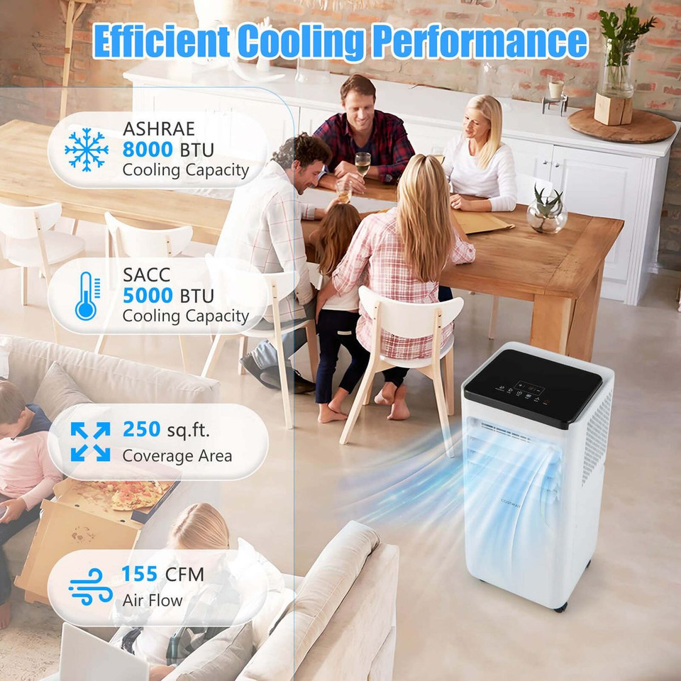 8000 BTU Portable Air Conditioner  product image