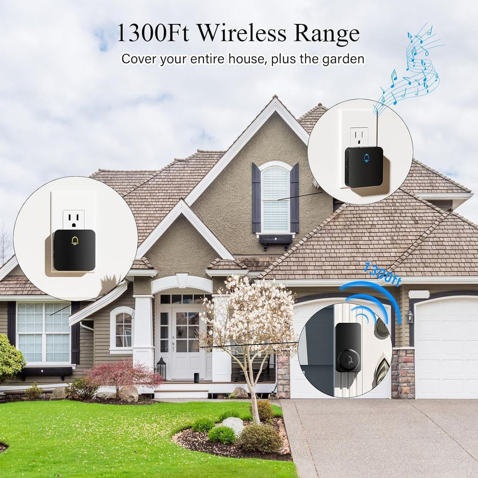 M5373x2 + F152 Wireless Doorbells product image