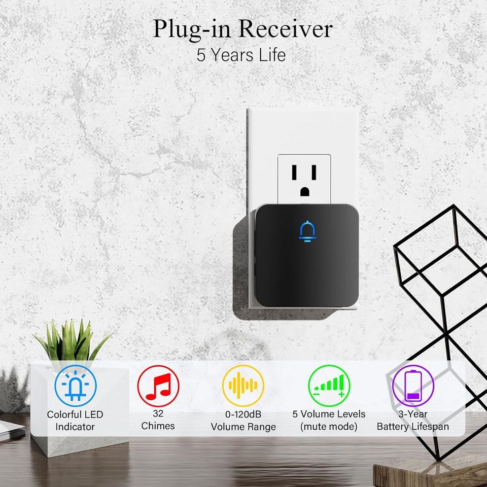 M5373x2 + F152 Wireless Doorbells product image