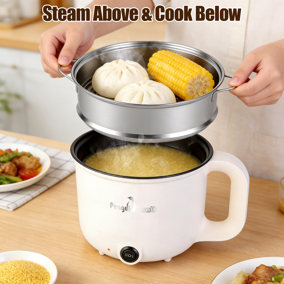 Electric Hot Pot with  Steamer  product image