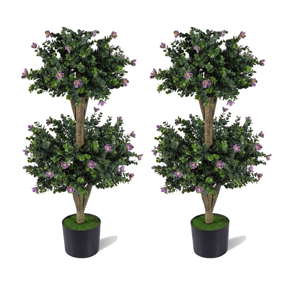 Artificial Double Ball Boxwood Topiary Tree (2-Pack) product image