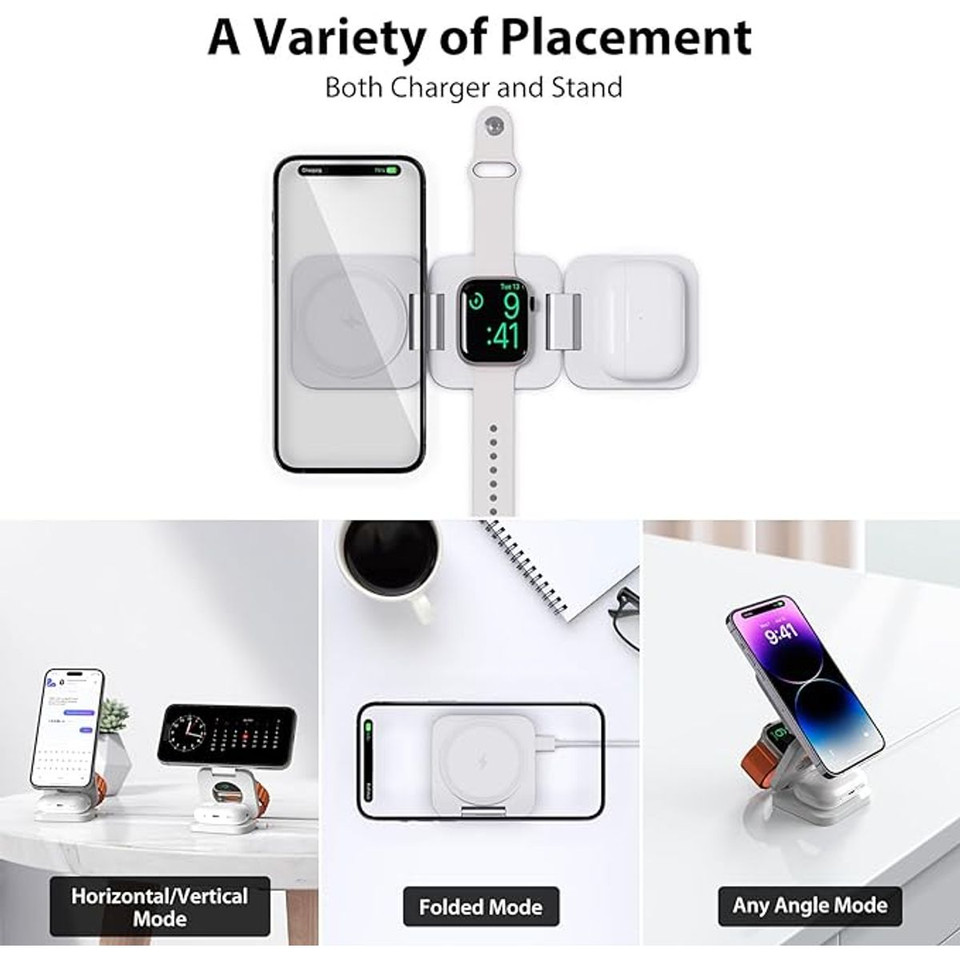 3-in-1 Magnetic Fast Wireless Charger  product image