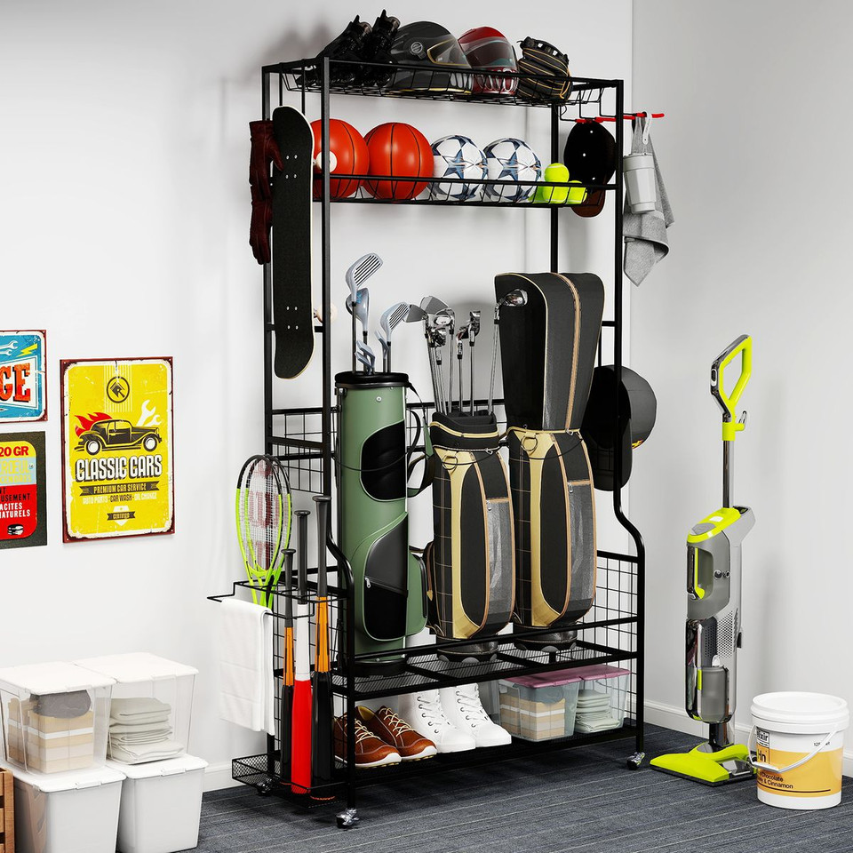 Golf Bag Garage Organizer product image