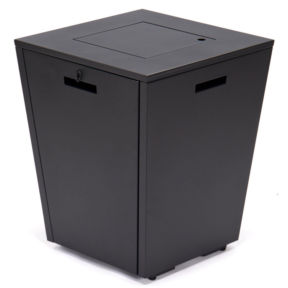 37,000 BTU Propane Steel Fire Pit Table with Wind Guard product image