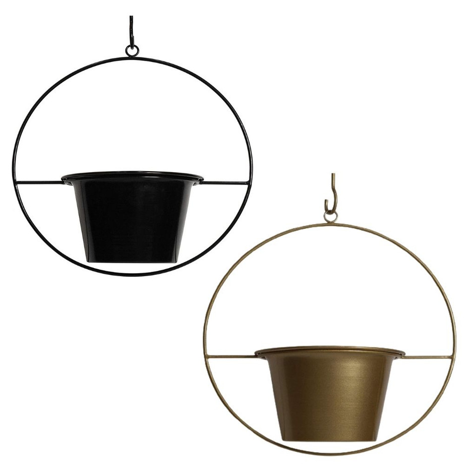 6-Inch Metal Hanging Pot Wall Planters product image