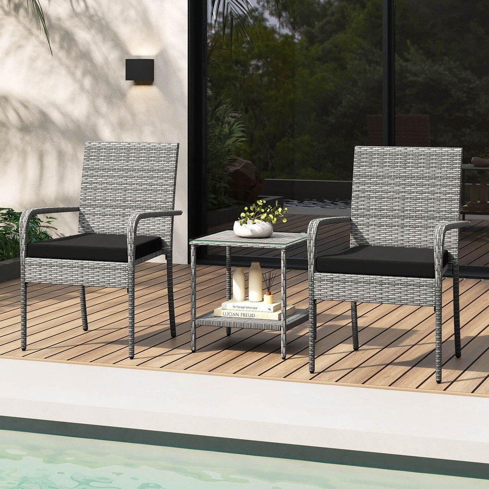 Rattan Patio Furniture Set (3 Pieces) product image