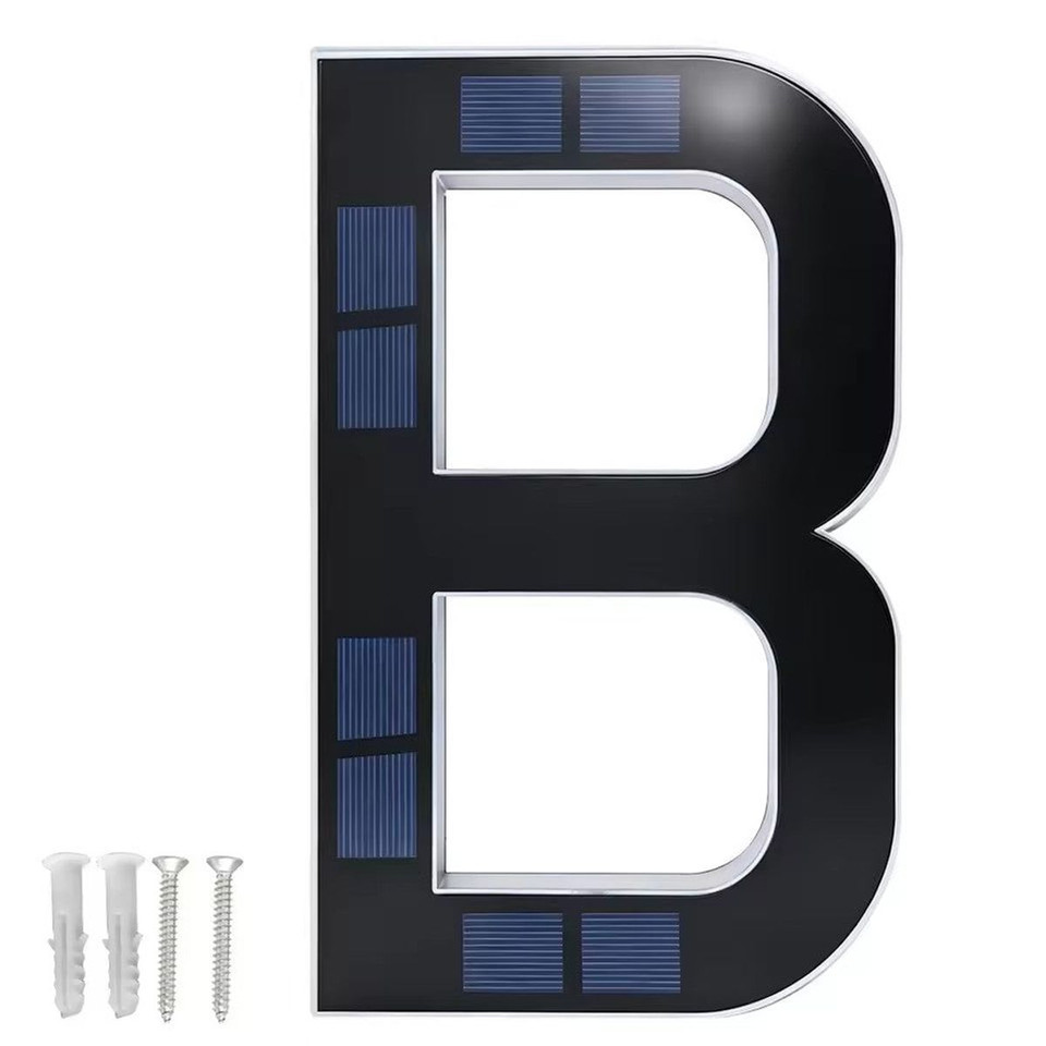 Solar LED House Number Sign product image