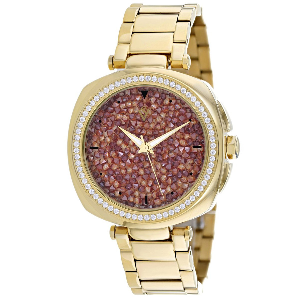 Christian Van Sant Women's Mirabella Orange Dial Watch product image