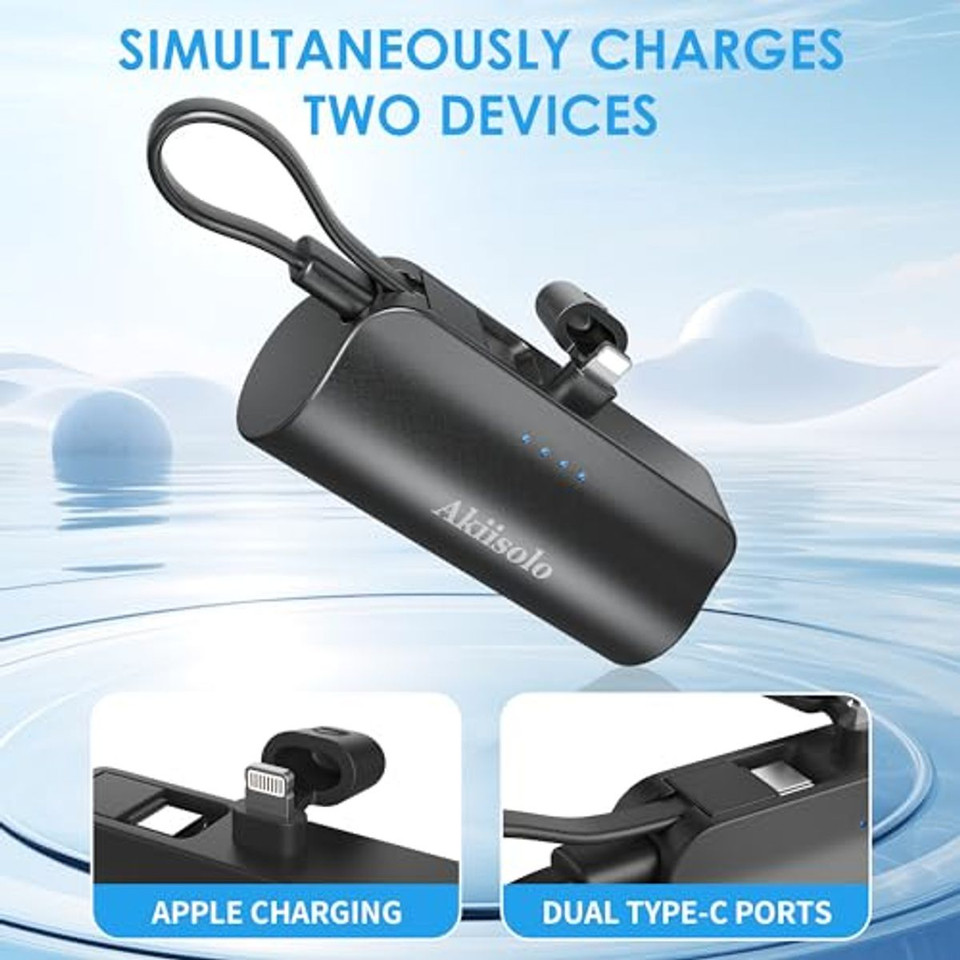 Portable Charger for iPhone with Dual Infterface product image