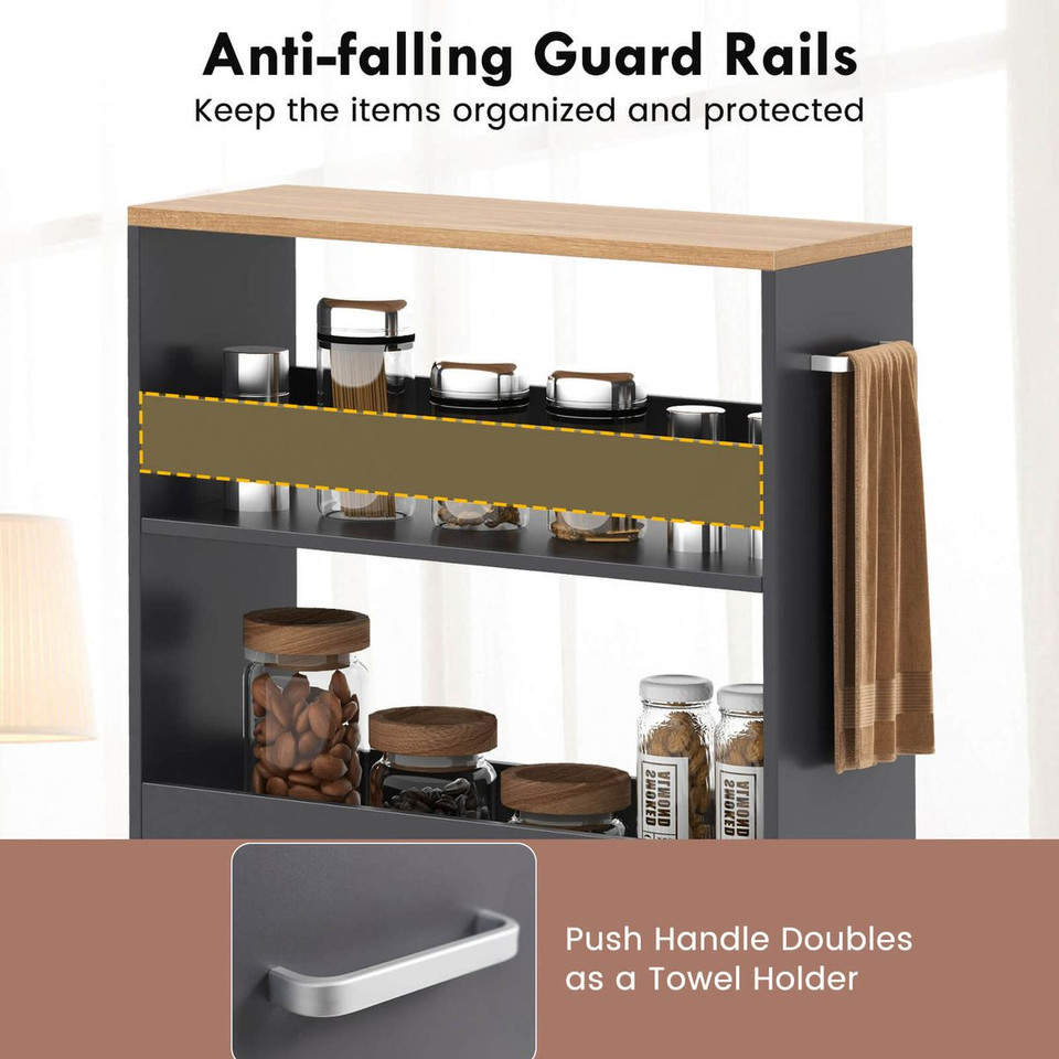  4-Tier Rolling Storage Cart  product image