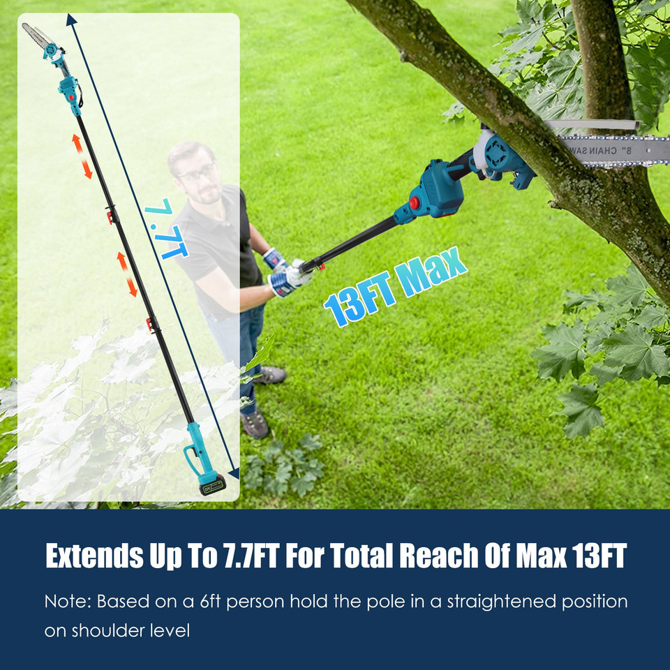2-in-1 Cordless Pole Saw & Chainsaw product image