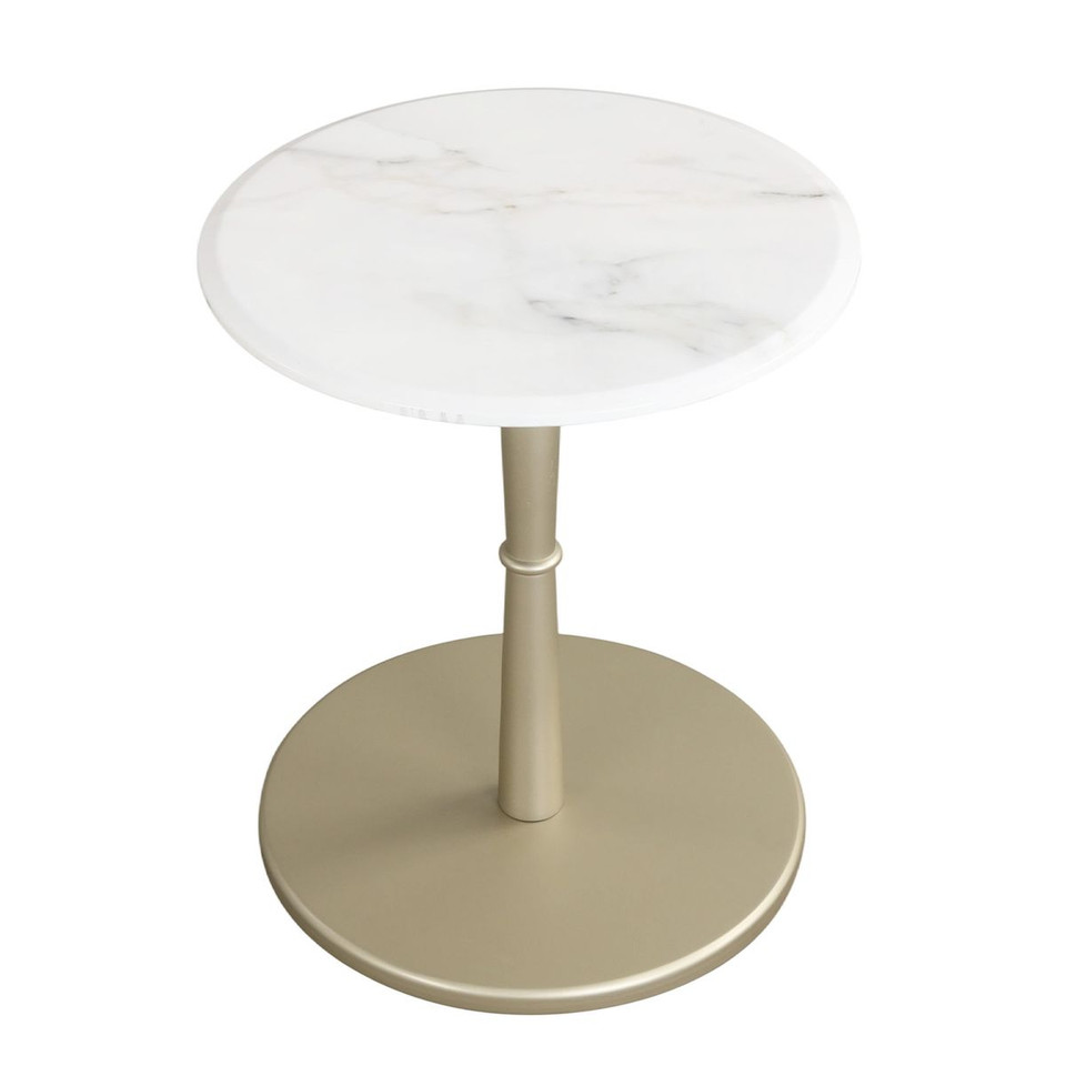 Round Marble Side Table (1- or 2-Pack) product image
