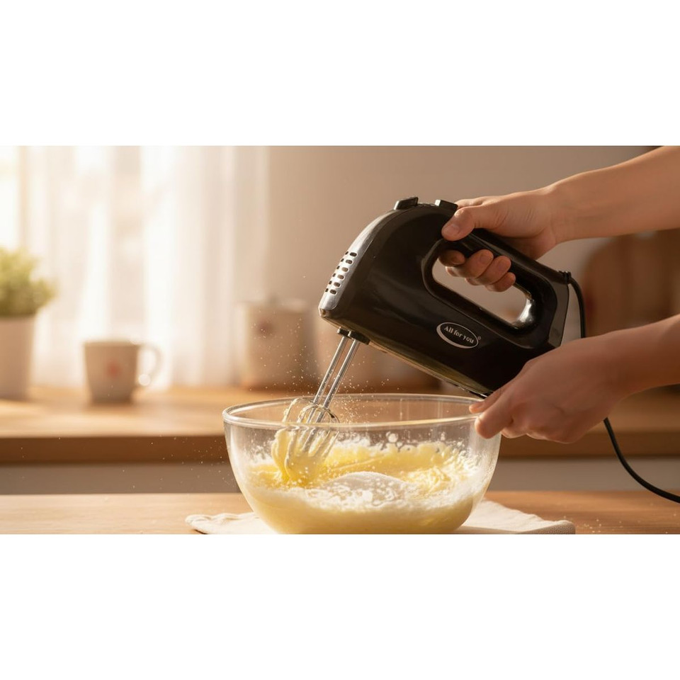 5-Speed Electric Hand Mixer with Whisk product image