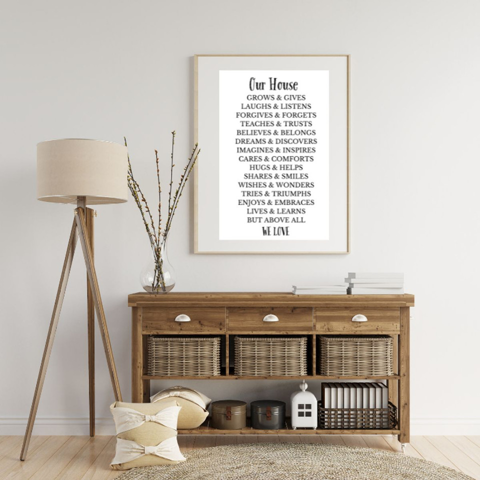 "Our House" Wall Art Print product image