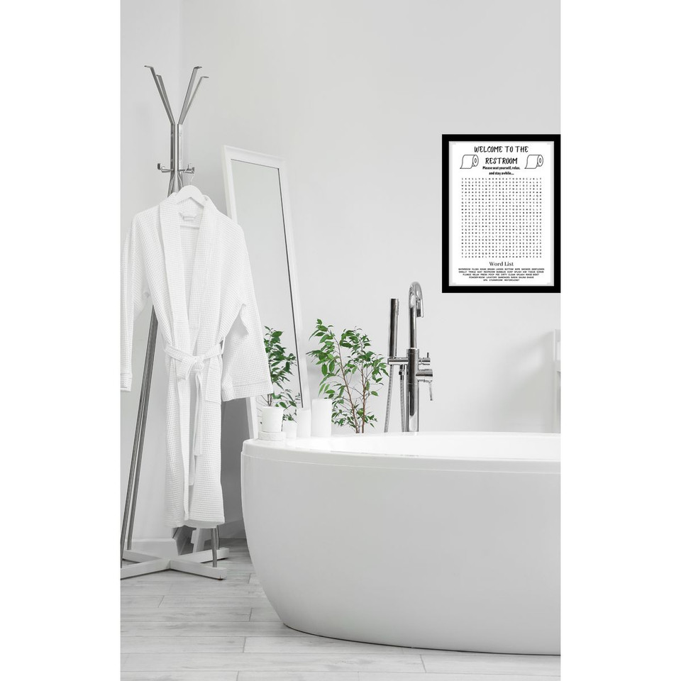 'Welcome to the Restroom' Art Print product image