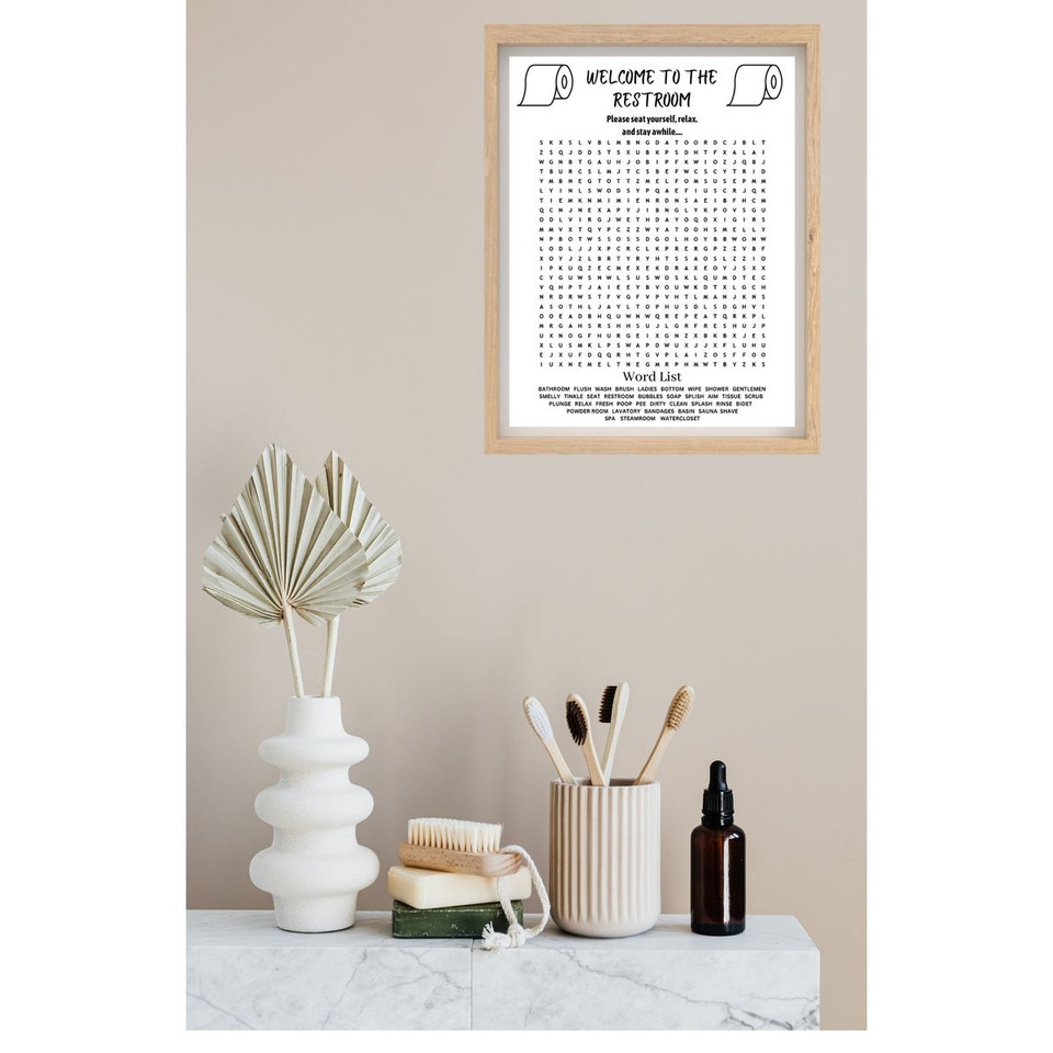 'Welcome to the Restroom' Art Print product image