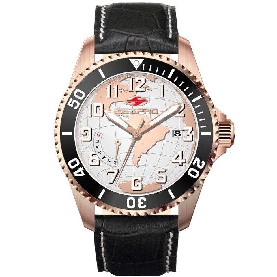 Seapro Men's Voyager Black Dial Watch product image