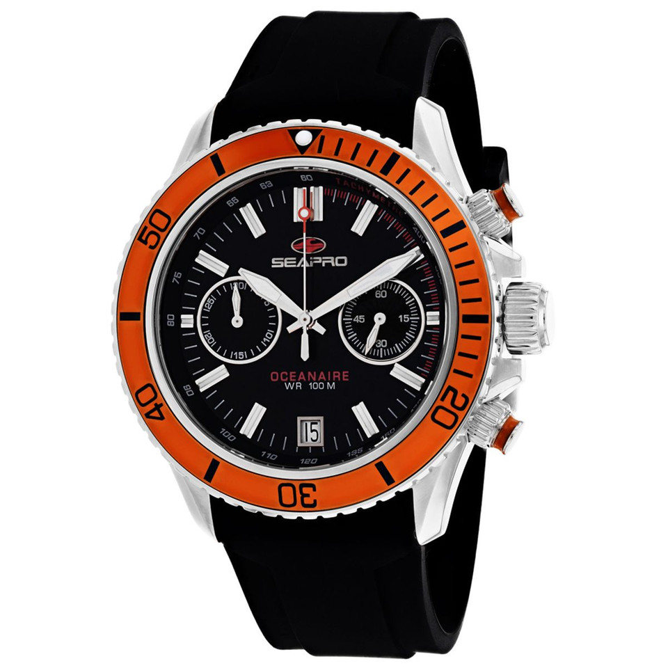 Seapro Men's Thrash Black Dial Watch product image