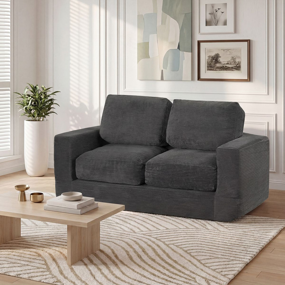 Corduroy Loveseat Floor Sofa  product image