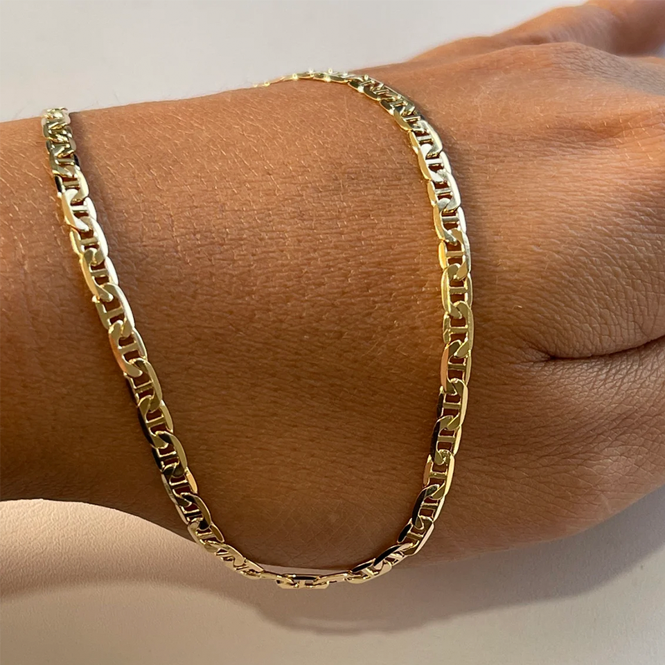 18K-Gold-Filled Mariner Chain Necklace  product image