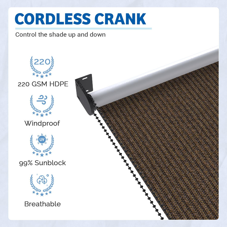 10' x 8' Patio Roller Shade product image