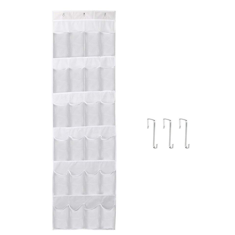 24-Pocket Over-the-Door Shoe Rack product image