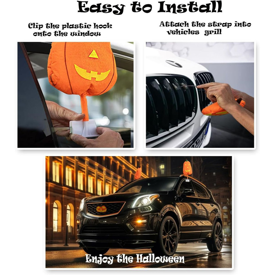 Halloween Car Pumpkin Decor Kit  product image