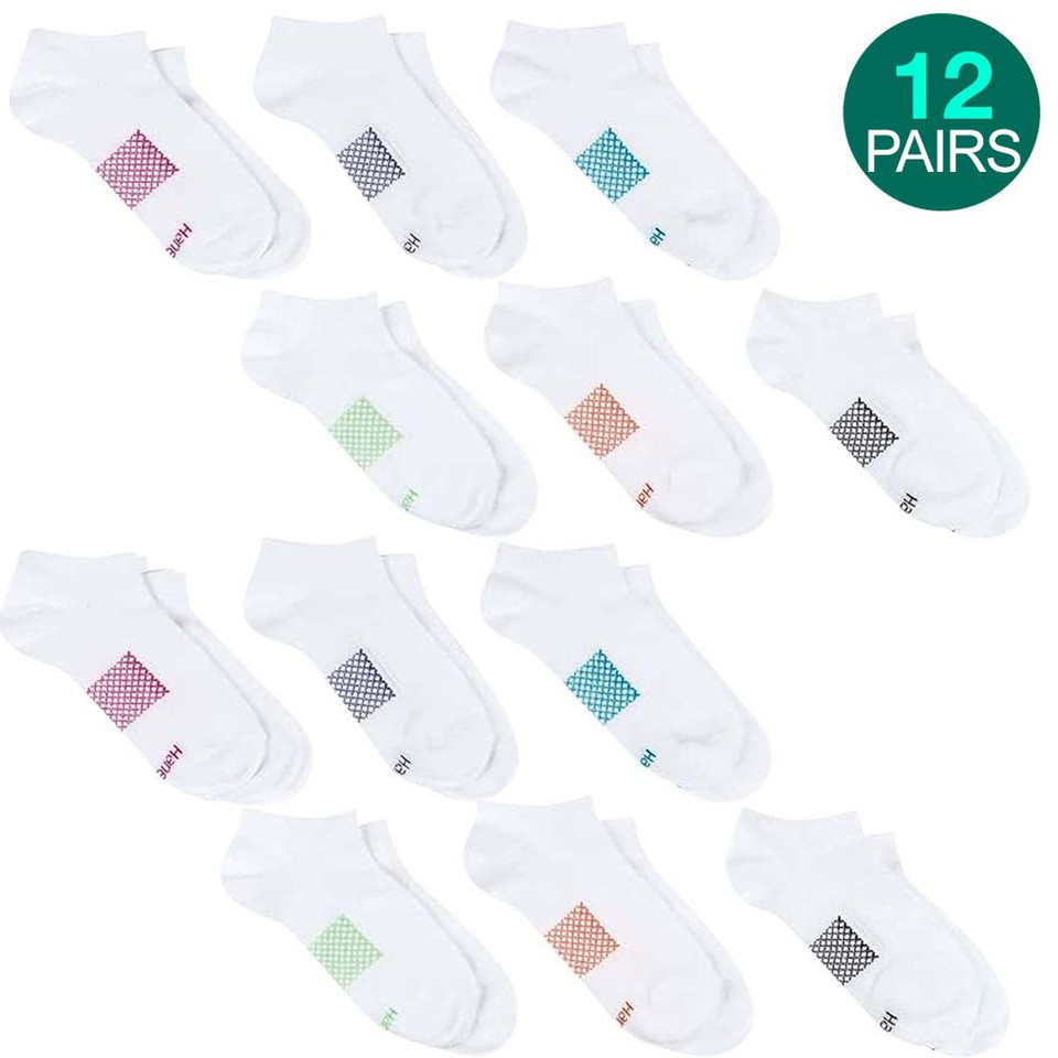 Hanes Xtemp No Show Socks (12-Pack) product image